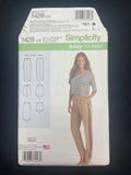 2014 Simplicity 1428 Sewing Pattern - Adult Skirts, Shorts and Pants FACTORY FOLDED
