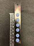 Buttons Plastic Set of 6 - Blue