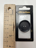 Button Plastic 1 3/16" - Black