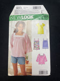 2014 New Look 6284 Sewing Pattern - Adult Tops FACTORY FOLDED