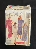 1989 McCall's 4589 Sewing Pattern - Women's Maternity Top and Skirts FACTORY FOLDED