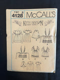 1989 McCall's 4128 Sewing Pattern - Child's Dresses, Aprons and Pinafores FACTORY FOLDED