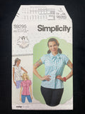 2021 Simplicity 9295 Sewing Pattern - Adult Blouses FACTORY FOLDED