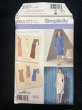 2011 Simplicity 2053 Sewing Pattern - Adult's Dress FACTORY FOLDED