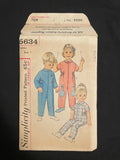1964 Simplicity 5634 Sewing Pattern - Toddler's Coveralls