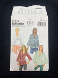 2012 Butterick 5854 Sewing Pattern - Adult Blouses FACTORY FOLDED