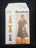 2021 Simplicity 9325 Pattern - Dress FACTORY FOLDED