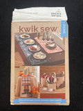 2020 Kwik Sew 4348 Sewing Pattern - Table Accessories, Stuffed Pumpkins and Fabric Baskets FACTORY FOLDED