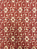 2 7/8 YD Cotton Vintage - Ecru and Terracotta
