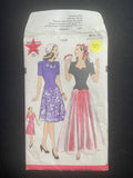 1940's Hollwood Patterns 1328 Sewing Pattern - Adult Dresses FACTORY FOLDED