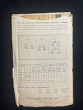 1940's Butterick 3717 Sewing Pattern - Shoulder Pads FACTORY FOLDED