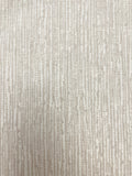 2 1/2 YD Rayon/Micro Poly - Pale Beige and White