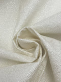 Vinyl Embossed Felt Backed - Pearlescent Off White