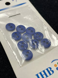 Buttons Plastic Set of 10 - Blue