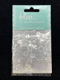 Buttons Plastic Bundle of 39 - Pearlescent White in Various Sizes