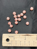 Buttons Plastic Set of 16 Vintage - Pearlescent Pink