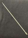 Tunisian Crochet Hook Size J - Gray Aluminum