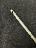 Tunisian Crochet Hook Size J - Gray Aluminum