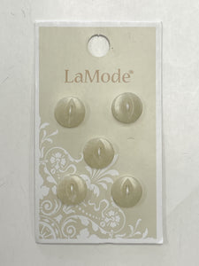 Buttons Set of 5 - Ecru