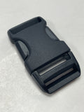Plastic Parachute Buckle 1" - Black