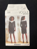 2022 Vogue 1858 Sewing Pattern - Women's Dress FACTORY FOLDED