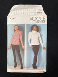 2021 Vogue 1847 Sewing Pattern - Women's Blouses FACTORY FOLDED