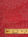 3 3/4 YD Quilting Cotton - Tiny Red Speckles