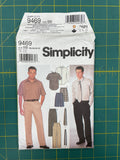 2000 Simplicity 9469 Sewing Pattern - Men's Shirts, Pants and Ties
