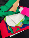 Remnant Bundle Craft Felt Mystery Scrap - Various Colors 1/2 POUND