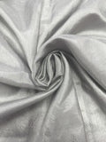 1 1/2 YD Polyester Crinkle Lining - Light Gray