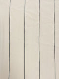Nylon - Ecru with Printed Black Stripes
