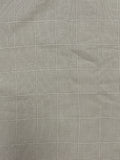 2 7/8 YD Polyester Yarn-Dyed Plaid - Beige and Off White