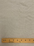 2 7/8 YD Polyester Yarn-Dyed Plaid - Beige and Off White