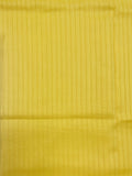 1 1/2 YD Polyester - Bright Yellow with Woven Stripe