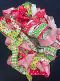 Quilting Cotton Narrow Strip Bundle - Various Christmas Prints