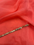2 7/8 YD Nylon Chiffon - Cantaloupe Orange