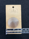 Button Plastic Vintage - Pearlescent White