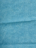 2015 1 1/4 YD Quilting Cotton - Aqua with Tiny Turquoise Rings