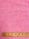 2015 1 7/8 YD Quilting Cotton - Pink with Tiny Hot Pink Rings