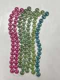 Bead Bundle - Multi Colored Peace Symbols 1"