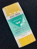 Cotton Bias Trim with Scalloped Edge Vintage - Yellow, Green, or Blue