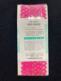 Cotton Mini Rick Rack Trim Vintage - Pink or Yellow