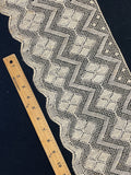 1 3/4 YD Cotton Wide Lace Trim Vintage - Ecru