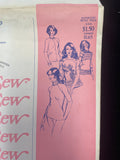 1974 Stretch & Sew 200 Sewing Pattern - Raglan Sleeve Top and Sweater FACTORY FOLDED