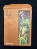 1976 Stretch & Sew 1520 Sewing Pattern - The Million Dollar Dress FACTORY FOLDED