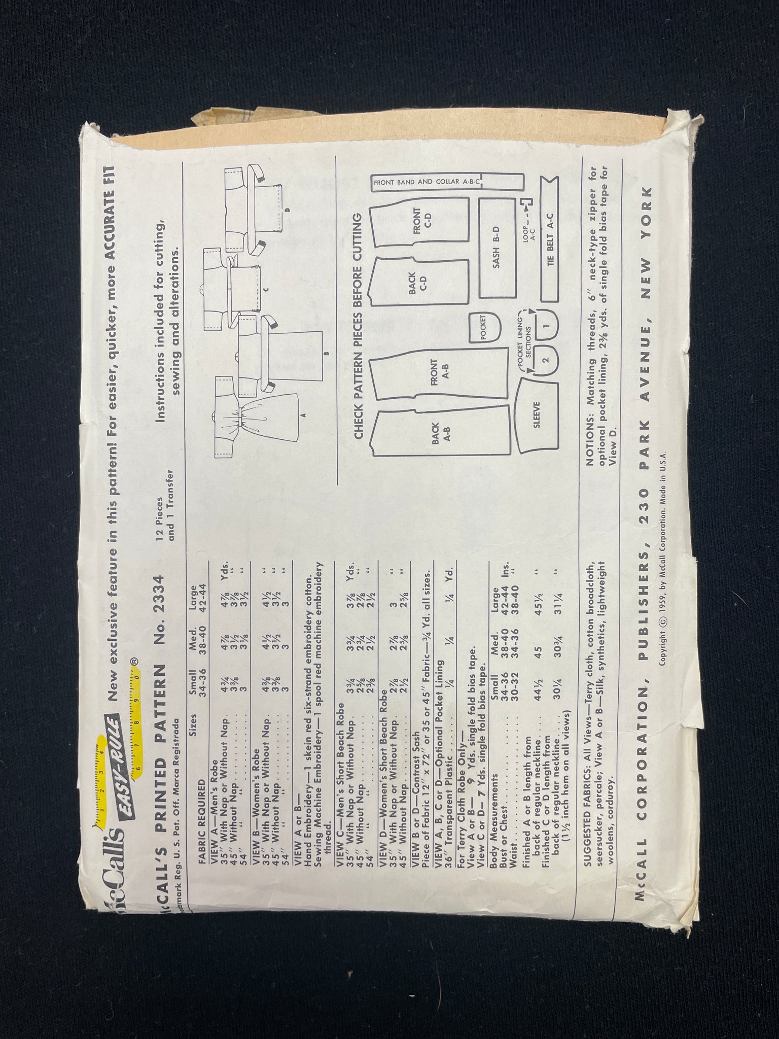 Women's 1950's – Lucky DeLuxe Fabrics