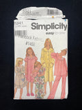 2002 Simplicity 5941 Sewing Pattern - Child's Sleepwear FACTORY FOLDED