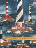 Quilting Cotton Panels - Lighthouses
