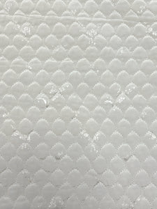 Polyester Jacquard Quilted Vintage - Off White