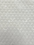 Polyester Jacquard Quilted Vintage - Off White